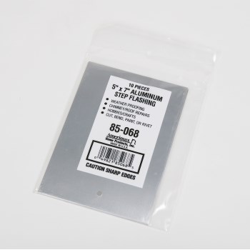 Step Flashing, Aluminum Mill Finish 5 in. x 7 in.