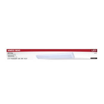 LED Ceiling Wrap Light, White - 4 Ft, 39W