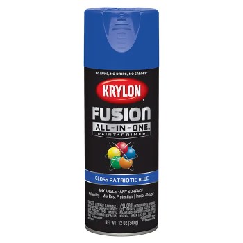 Krylon Fusion Spray Paint, Gloss Patriotic Blue - 12 oz