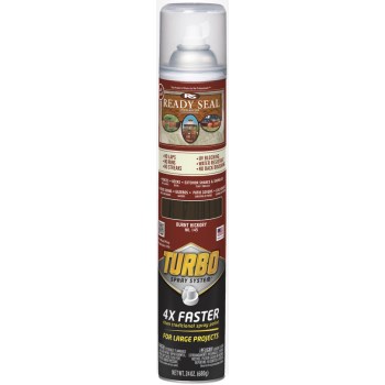 Ready Seal Wood Stain & Sealer Spray, Burnt Hickory - 24 oz