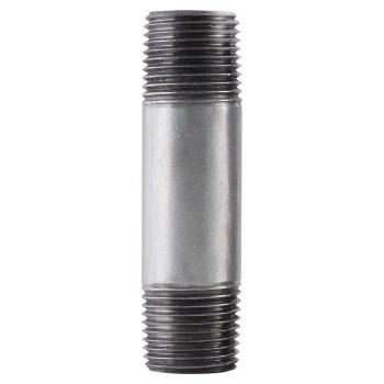 Galvanized Steel Pipe Nipple - 1/8" x 4"