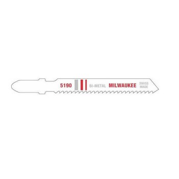 Milwaukee T-Shank Jigsaw Blade - 3" x 14 TPI, 5pk