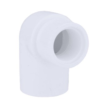 Charlotte Pipe PVC Sch 40 90 Elbow, Reducing Slip x FPT - 1" x 3/4"