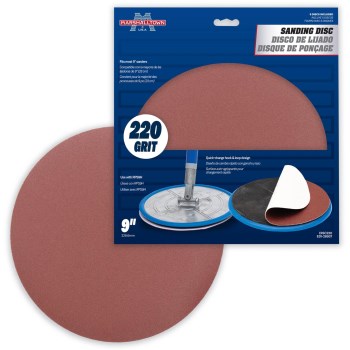 Marshalltown 9" Radial Sanding Disc, 220 Grit - 5-Pack