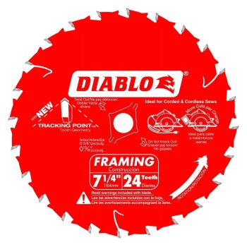 Framing Saw Blade   7-1/4" 24 Tooth