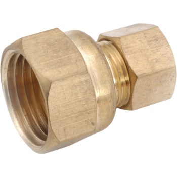 Female Coupling, Lead Free Brass - 1/4" x 1/4"