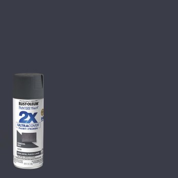 Painter's Touch 2X Spray Paint, Gloss Charcoal Gray - 12 oz