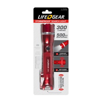 Life+Gear Search Light - 300 Lumens, Red