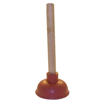 Red Plastic Plunger ~ 4" Cup