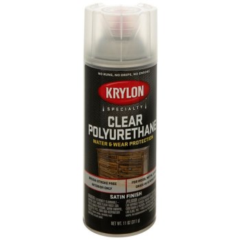 Krylon Clear Polyurethane Coating, Satin - 11 oz