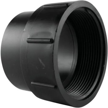 Charlotte Pipe ABS DWV Cleanout Adapter - 3"