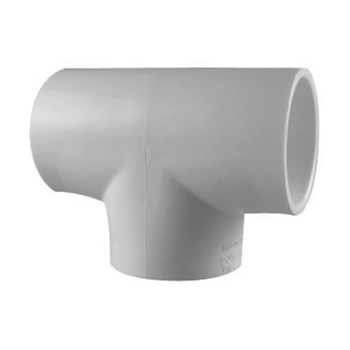 Charlotte Pipe PVC Schedule 40 Tee, Slip x Slip x Slip - 1/2"