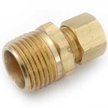 Anderson Metals Lead Free Brass Compression Connector   1/2" x 1/2"