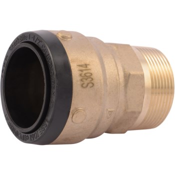 SharkBite Large Diameter Male Connector ~ 1 1/2"