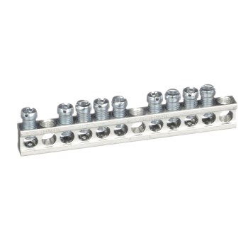 Square D Ground Bar Kit, Aluminum - 9 Terminal