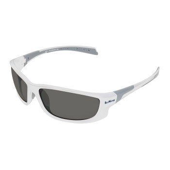 Global Vision Samson Polarized Safety Glasses, White/Gray