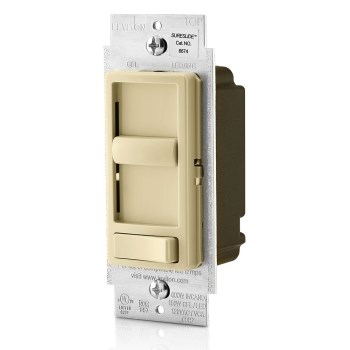 Fan Light Switch, Dimmable, Ivory