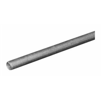 Threaded Rod, Zinc-Plated Steel - 5/16"-18 x 72"