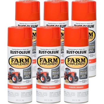 Farm Implement Spray Paint - Kubota Orange