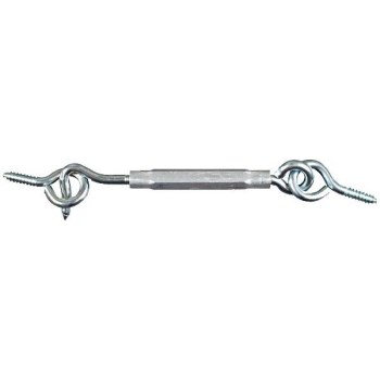 Turnbuckle Gate Hook, Zinc ~ 3/8" x 11"