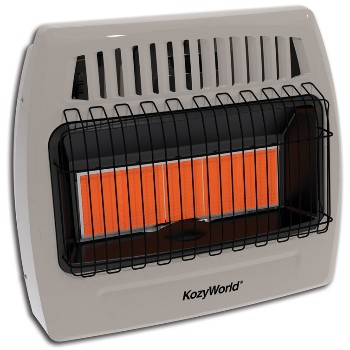 Kozy World 5 Plaque Infrared Natural Gas Heater KWN321 by World Marketing