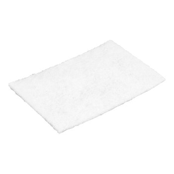 Scotch-Brite Light Duty Cleansing Pad, White 6" x 9" (20 per pack)