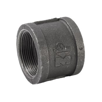 Anvil/Mueller Merchant Coupling, Black - 4"