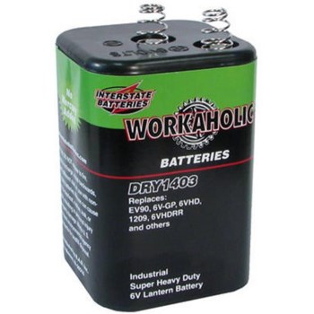 Interstate Alkaline Lantern Battery - 6V