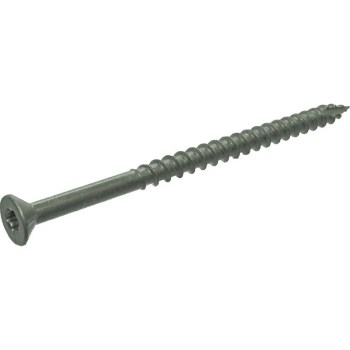 Grip-Rite Exterior Screw, Green - #10 x 4", 1 Lb