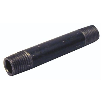 Pipe Nipple, Black Steel - 1/2" x 1-1/8"