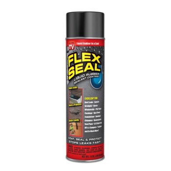 Flex Seal Liquid Rubber Spray, Black - 14 oz