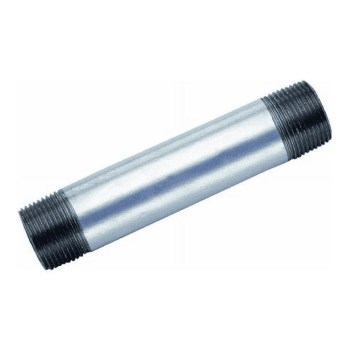 Pipe Nipple, Galvanized Steel - 1" x 4"