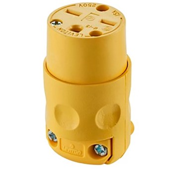 Commercial Grade Connector - 15 Amp, Yellow