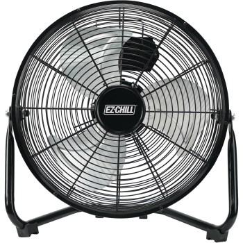 EZ-Chill High Velocity Fan, Black - 12"