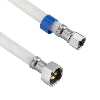 Poly Braided Faucet Connector - 3/8" Comp x 1/2" FPT x 12"