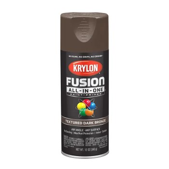 Krylon Fusion Spray Paint, Textured Dark Bronze - 12 oz