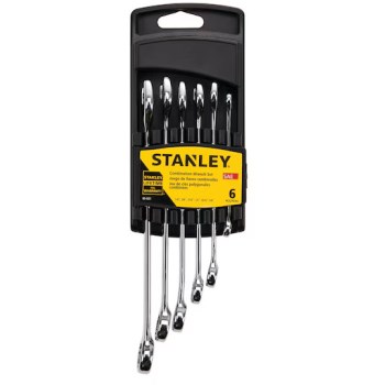 SAE Combination Wrench Set, 6pc ~ 1/4" to 5/8"
