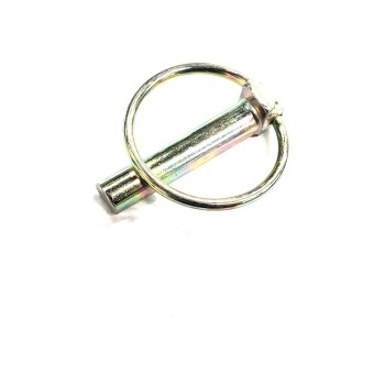 Double HH Lynch Pin, Yellow Zinc Plated - 7/16"