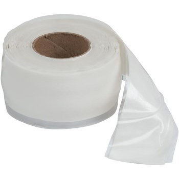 Silicone Self-Healing  Repair Tape, White ~ 1" x 10 Ft