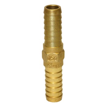 Merrill Yellow Brass Insert Coupling - 1/2"