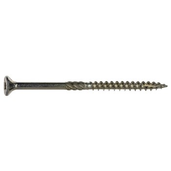 Midwest Fastener Star Drive Wood Screw, Gold - #9 x 3", 5 lb