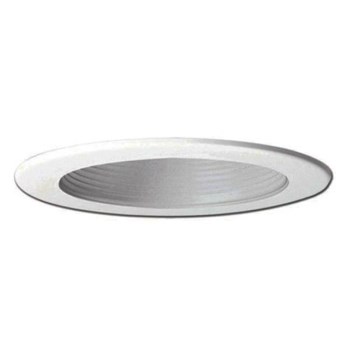 Halo 4" Recessed Step Baffle Trim, White
