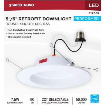 8w 5-6 Cct Downlight