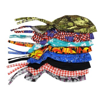 K-T Industries Welding Doo Rag Bandana, Assorted Prints