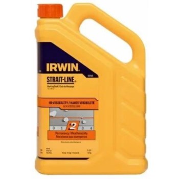 Irwin Strait-Line Permanent Chalk, Glo Orange - 5 Lb