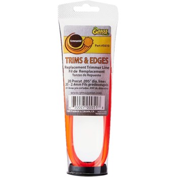 Shaped Pre Cut Trimmer Line   .095 Diameter