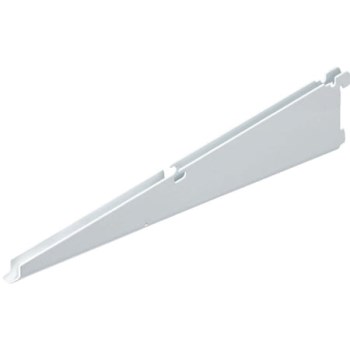 FreedomRail Shelf Bracket, White - 12"