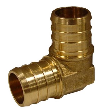 John Frey Brass PEX 90-Degree Elbow - 3/4" x 3/4"