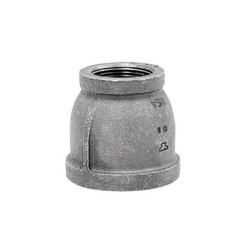 Reducer Coupling, Black Steel - 2" x 1"