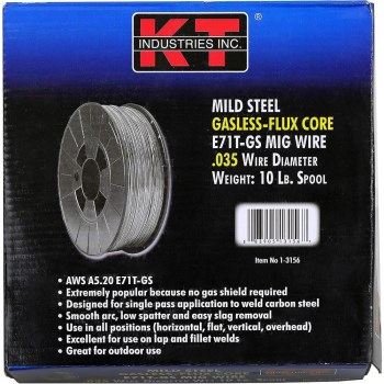 K-T Industries Gasless Flux Core MIG Wire - .035 x 10 Lb